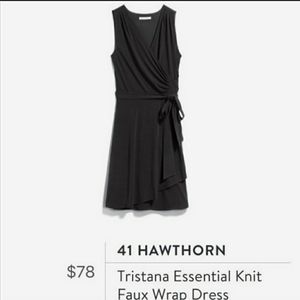 41 hawthorn tristana faux wrap dress